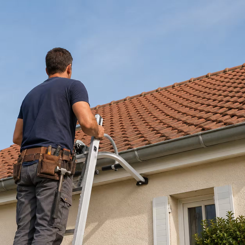 2-in-1 Stabiliser Telescopic Ladder — photo 6