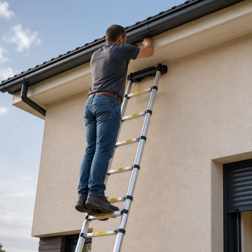 Rubber Stabiliser Telescopic Ladder — photo 5