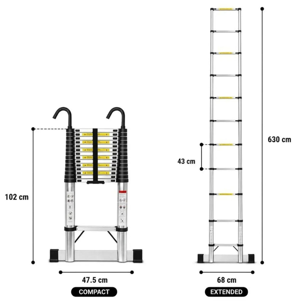 Telescopic Ladder 6,2m — photo 5