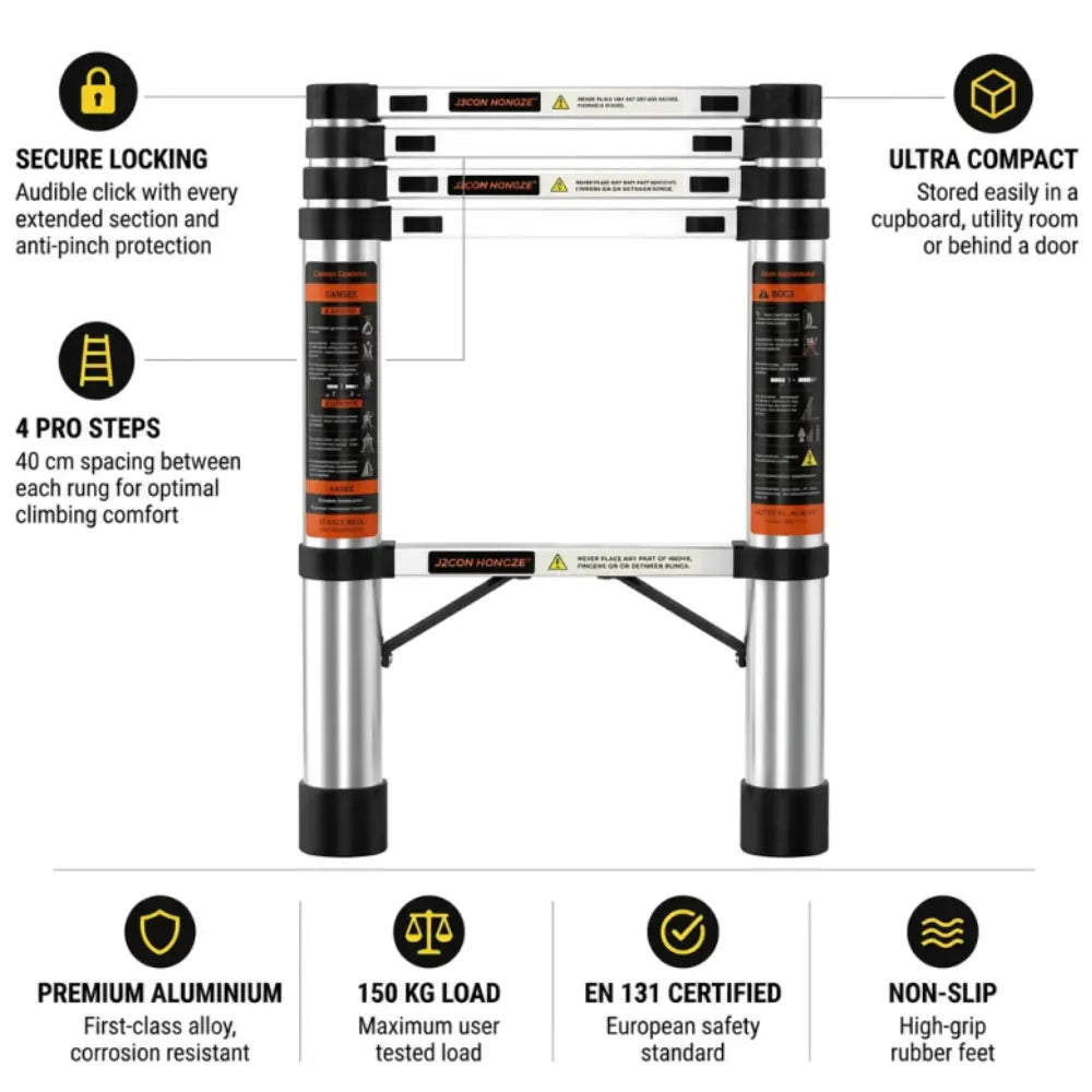 Telescopic Ladder 1,9m — photo 2