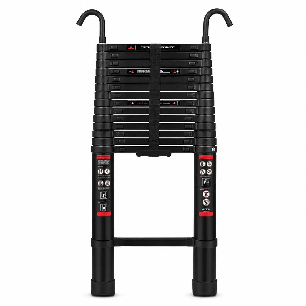 Telescopic Ladder 6,2m Black — photo 1